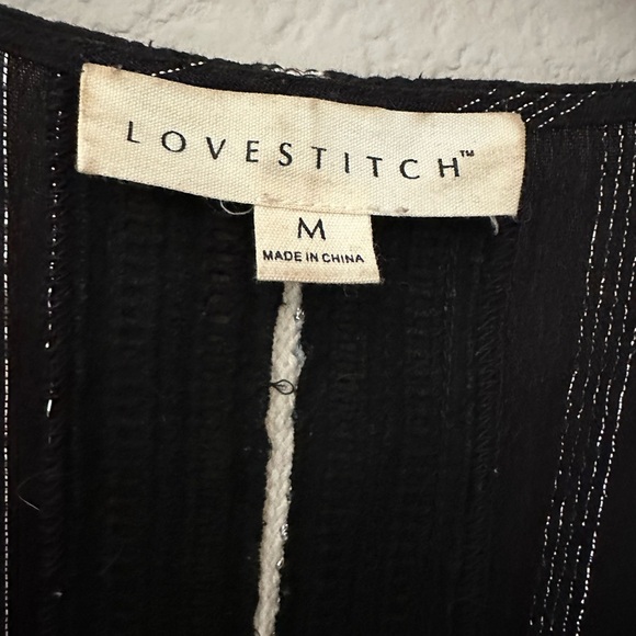 LoveStitch Dress Empire Waist Bohemian Button Front A-Line Maxi, M. Goth, witchy - Picture 5 of 12